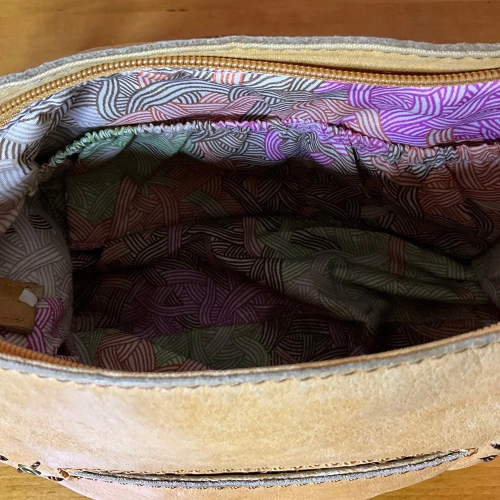 The Sak Leather Shoulder Bag Tan Brown Braided Strap Boho Chic‎ - Picture 5 of 9